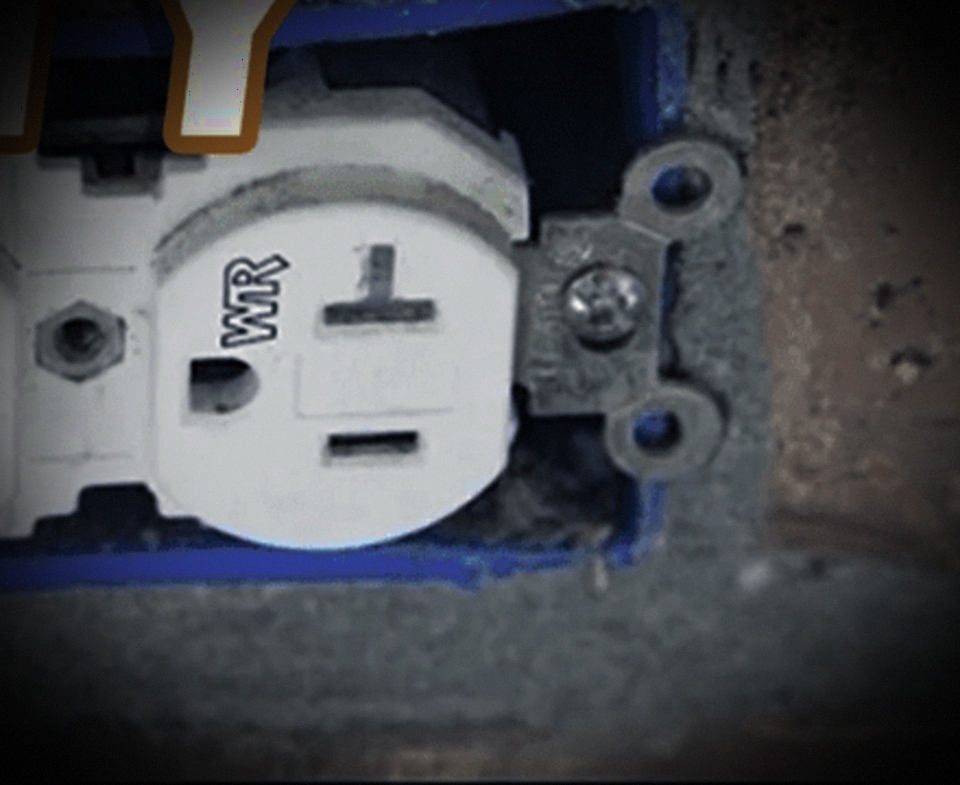 Clean, code-correct receptacle installed and tested by a Right Touch licensed master electrician